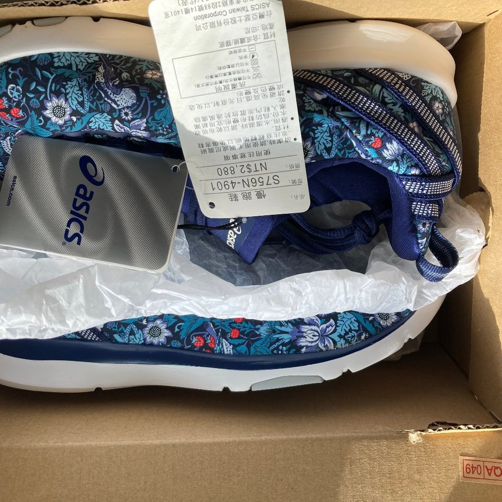 ASICS (rare) GEL FIT SANA SE blue, slip on sneakers size 7 - Picture 7 of 9